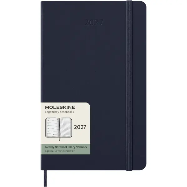 Agenda settimanale 12 mesi formato L con copertina rigida Moleskine - Immagine 9
