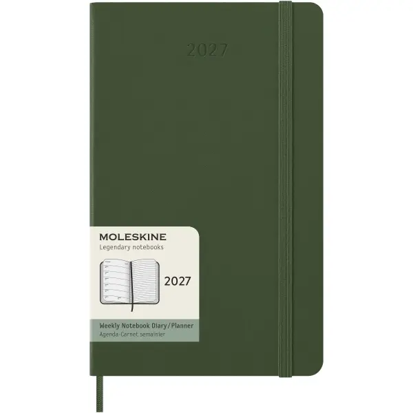 Agenda settimanale 12 mesi formato L con copertina rigida Moleskine - Immagine 16