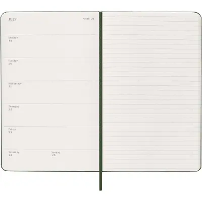 Agenda settimanale 12 mesi formato L con copertina rigida Moleskine - Immagine 21