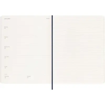 Agenda XL 12 mesi MOLESKINE personalizzabile con copertina morbida - Immagine 6