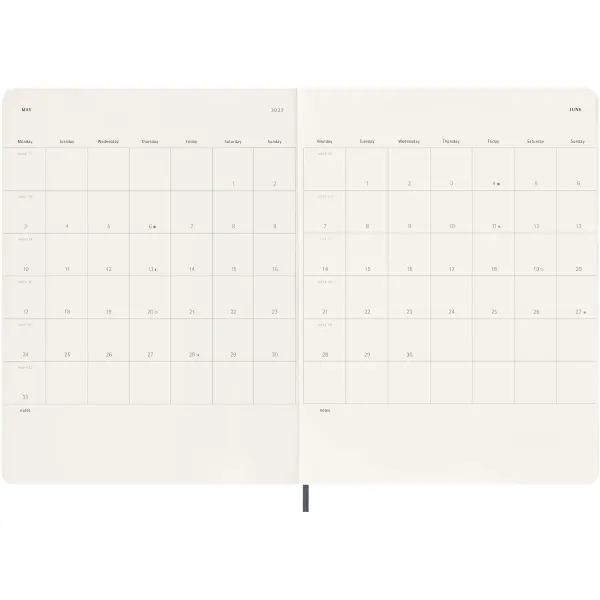 Agenda XL 12 mesi MOLESKINE personalizzabile con copertina morbida - Immagine 7