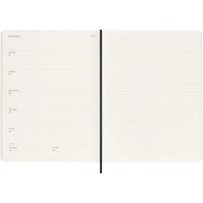 Agenda XL 12 mesi MOLESKINE personalizzabile con copertina morbida - Immagine 13