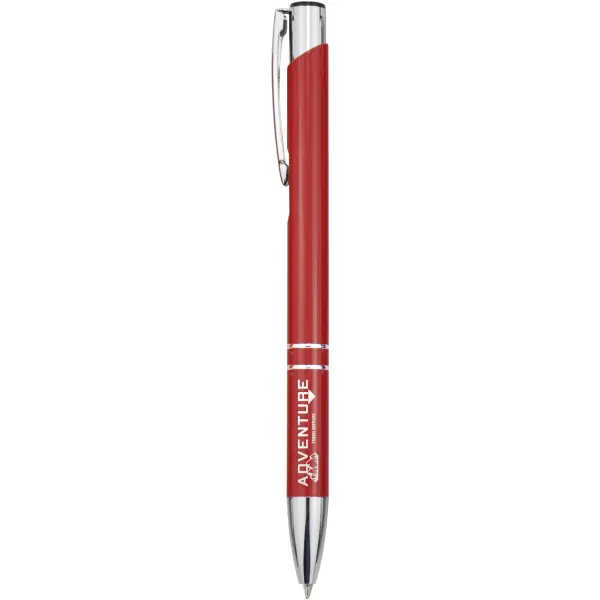 Penna a sfera in alluminio riciclato rerfill nero Moneta - Immagine 13