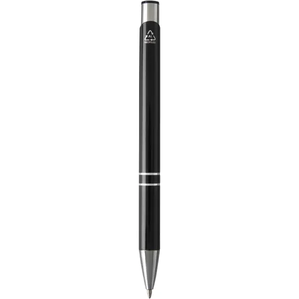 Penna a sfera in alluminio riciclato rerfill nero Moneta - Immagine 39