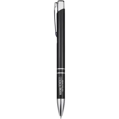 Penna a sfera in alluminio riciclato rerfill nero Moneta - Immagine 40