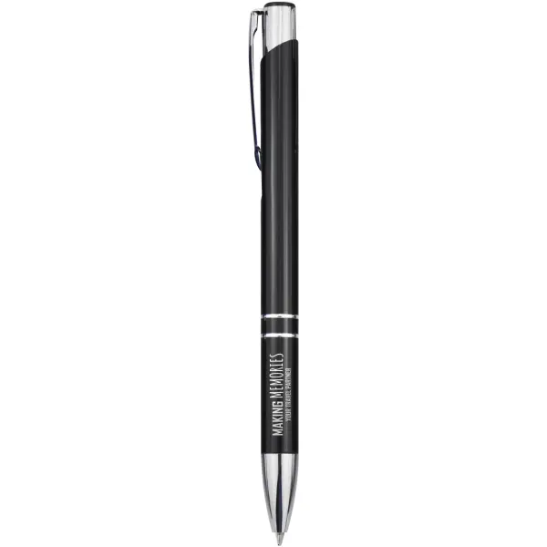 Penna a sfera in alluminio riciclato rerfill nero Moneta - Immagine 40