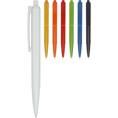 Penna a sfera in plastica riciclata refill nero Elsa - Immagine 2