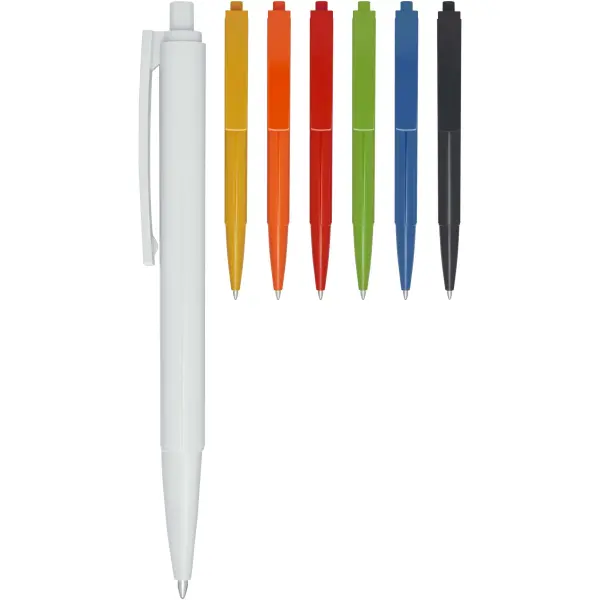 Penna a sfera in plastica riciclata refill nero Elsa - Immagine 2