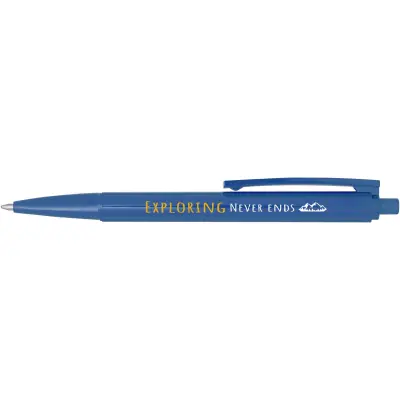 Penna a sfera in plastica riciclata refill nero Elsa - Immagine 25