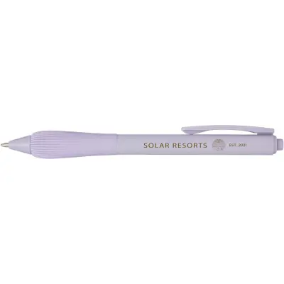 Penna a sfera in ABS riciclato refill nero Lorena - Immagine 10