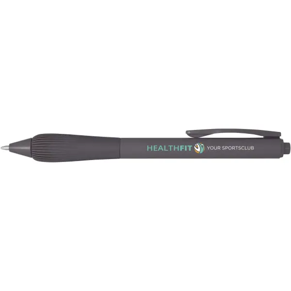 Penna a sfera in ABS riciclato refill nero Lorena - Immagine 30