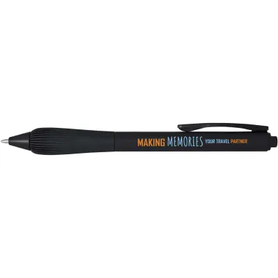 Penna a sfera in ABS riciclato refill nero Lorena - Immagine 35
