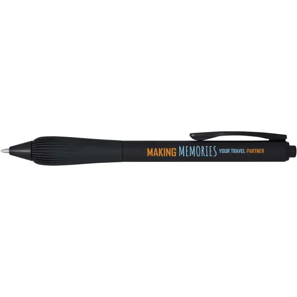Penna a sfera in ABS riciclato refill nero Lorena - Immagine 35