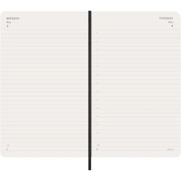 Agenda giornaliera 12 mesi MOLESKINE con copertina morbida - Immagine 5
