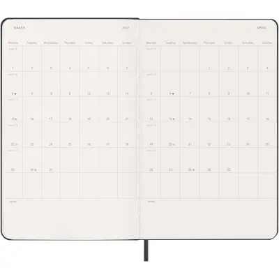 Agenda settimanale 12 mesi L MOLESKINE con copertina rigida - Immagine 6