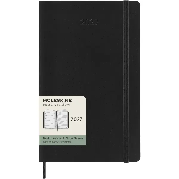 Blocco note 12 mesi FORMATO L con copertina morbida personalizzato - Immagine 1