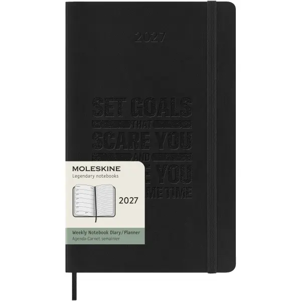 Blocco note 12 mesi FORMATO L con copertina morbida personalizzato - Immagine 4