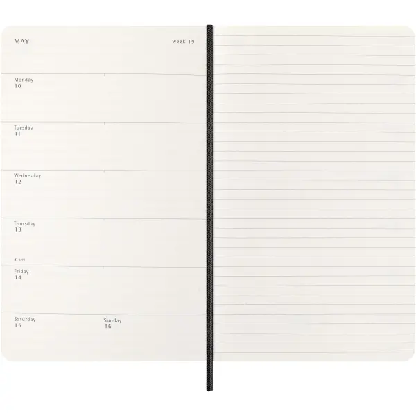 Blocco note 12 mesi FORMATO L con copertina morbida personalizzato - Immagine 6