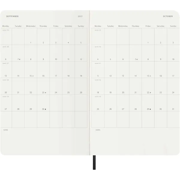 Blocco note 12 mesi FORMATO L con copertina morbida personalizzato - Immagine 7