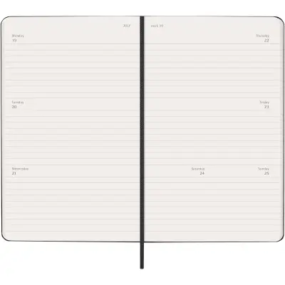 Agenda settimanale orizzontale L 12 mesi MOLESKINE rigida - Immagine 5