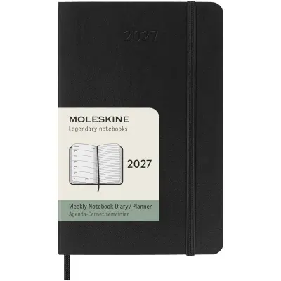 Agenda settimanale tascabile 12 mesi MOLESKINE con copertina morbida