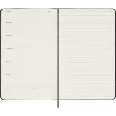 Agenda settimanale copertina rigida senza data Moleskine - Immagine 6