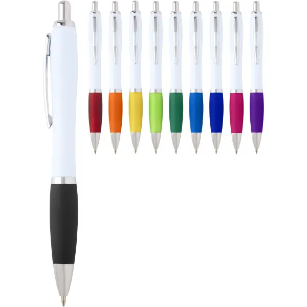 Penna a sfera in plastica riciclata Nash refill blu - Immagine 2