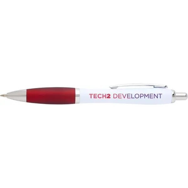 Penna a sfera in plastica riciclata Nash refill blu - Immagine 11
