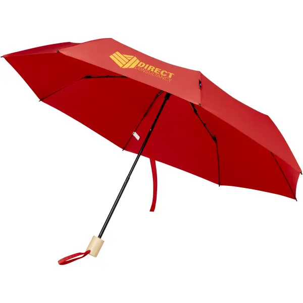 Birgit 21'' foldable windproof recycled PET umbrella - Immagine 11