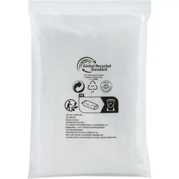 Poncho impermeabile monouso MAYAN con custodia, GRS 100% - Immagine 5