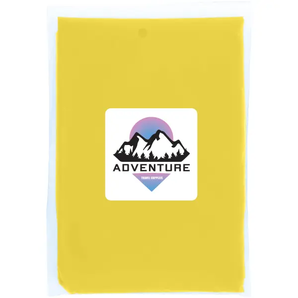 Poncho impermeabile monouso MAYAN con custodia, GRS 100% - Immagine 9