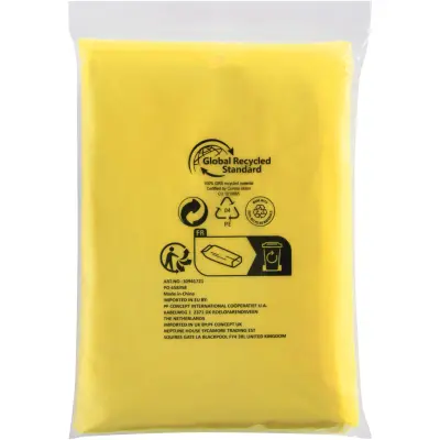 Poncho impermeabile monouso MAYAN con custodia, GRS 100% - Immagine 10