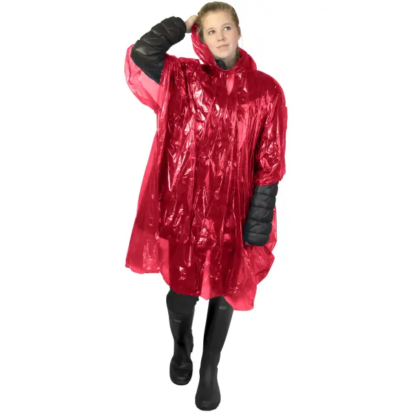 Poncho impermeabile monouso MAYAN con custodia, GRS 100% - Immagine 16