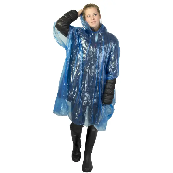 Poncho impermeabile monouso MAYAN con custodia, GRS 100% - Immagine 21