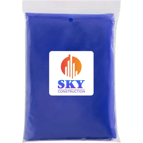 Poncho impermeabile monouso MAYAN con custodia, GRS 100% - Immagine 19