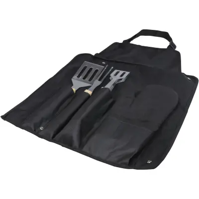 Set BBQ in acciaio da 5 pezzi Gril