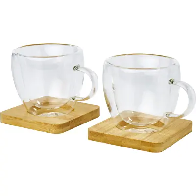 2 tazzine caffè in vetro a doppia parete Manti - Immagine 8