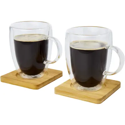 Tazzine da caffè MANTI set di 2 tazze 350 ml con bambù - Immagine 6