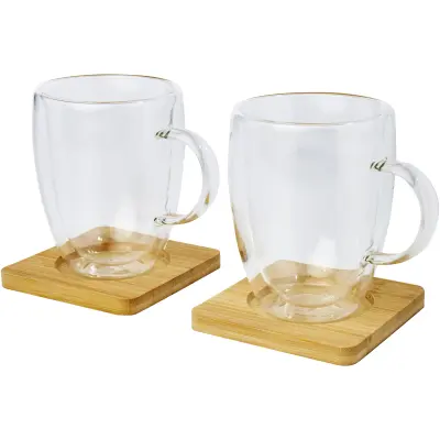 Tazzine da caffè MANTI set di 2 tazze 350 ml con bambù - Immagine 8