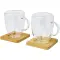 Tazzine da caffè MANTI set di 2 tazze 350 ml con bambù - Anteprima 8