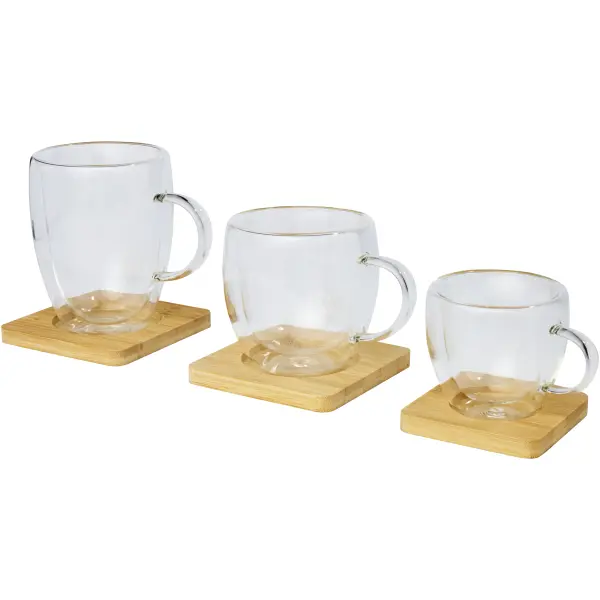 Tazzine da caffè MANTI set di 2 tazze 350 ml con bambù - Immagine 2