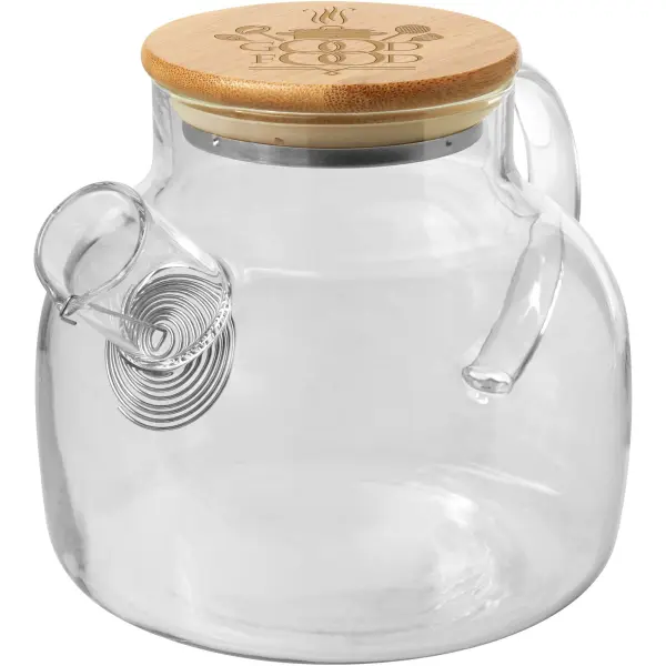 Teiera con colino e coperchio in bambù Zen - Immagine 3