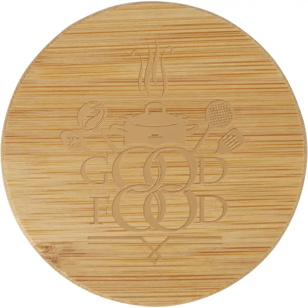 Teiera con colino e coperchio in bambù Zen - Immagine 4