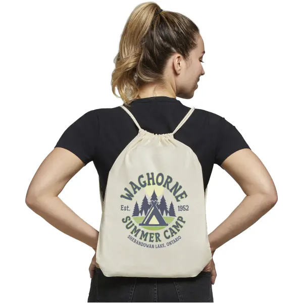 Zainetto in cotone a sacca 5L Oregon - Immagine 2
