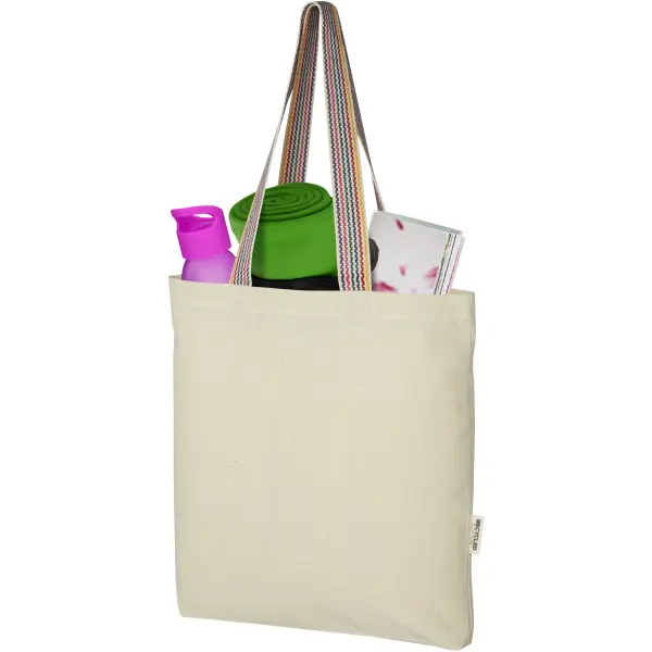Shopper  in cotone riciclato 180gr 5L Rainbow - Immagine 5