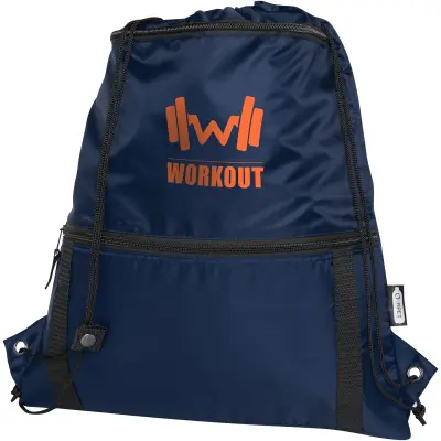 Adventure recycled insulated drawstring bag 9L - Immagine 5