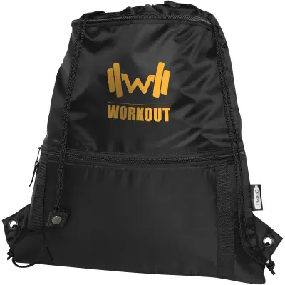 Adventure recycled insulated drawstring bag 9L - Immagine 13