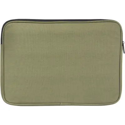 Custodia porta pc 14'' canvas riciclato Oliva - Immagine 11
