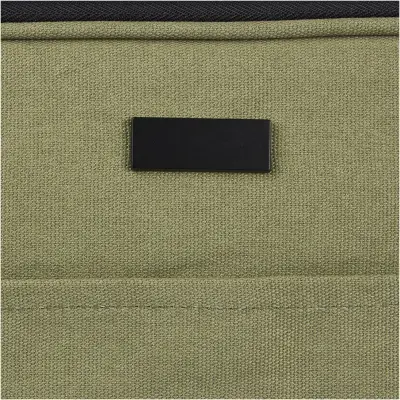 Custodia porta pc 14'' canvas riciclato Oliva - Immagine 14