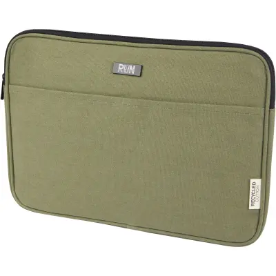Custodia porta pc 14'' canvas riciclato Oliva - Immagine 12